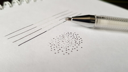 عکس اشتباهات رایج نقاشی با خودکار