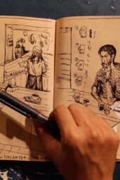 عکس شاخص مقاله نقاشی با خودکار