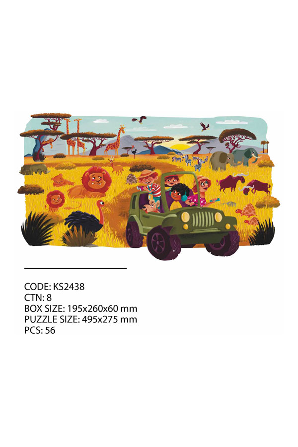 تصویر پازل 56 قطعه Africa Tour 2438 2
