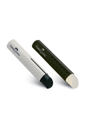 پاک کن سه گوش با جلد پلاستیکی سفید مشکی ۱۸۲۳۳۶