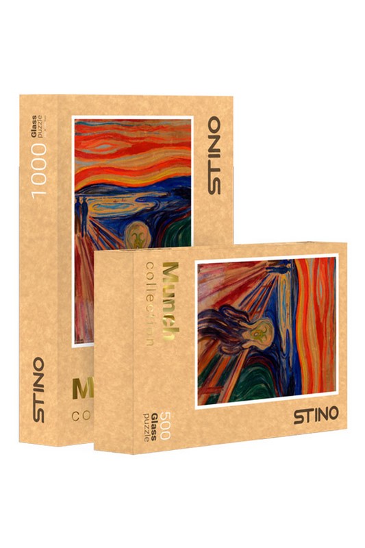 پازل شیشه ای ۵۰۰ قطعه طرح مونک کد ۱۰۳