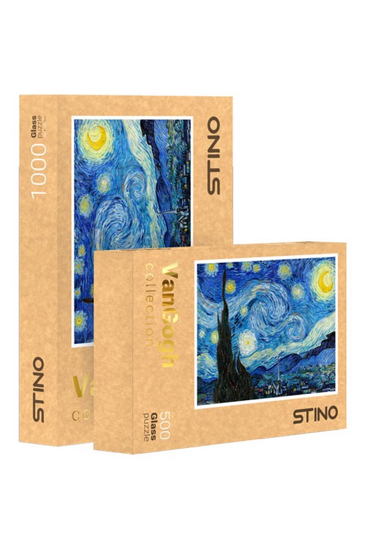 پازل شیشه ای ۵۰۰ قطعه طرح ونگوگ کد ۱۰۲