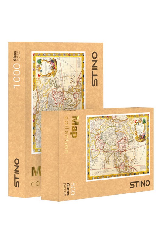 پازل شیشه ای ۲۶۰ تکه طرح نقشه کد ۱۰۵