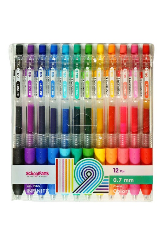 روان نویس رنگی ۰.۷ ۱۲ رنگ Classic