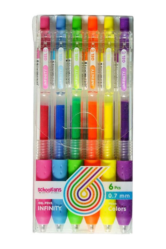 روان نویس رنگی ۰.۷ ۶ رنگ Neon