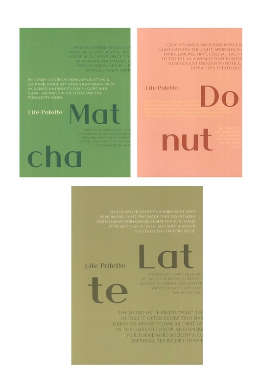 دفتر بی خط جیبی Life Palette