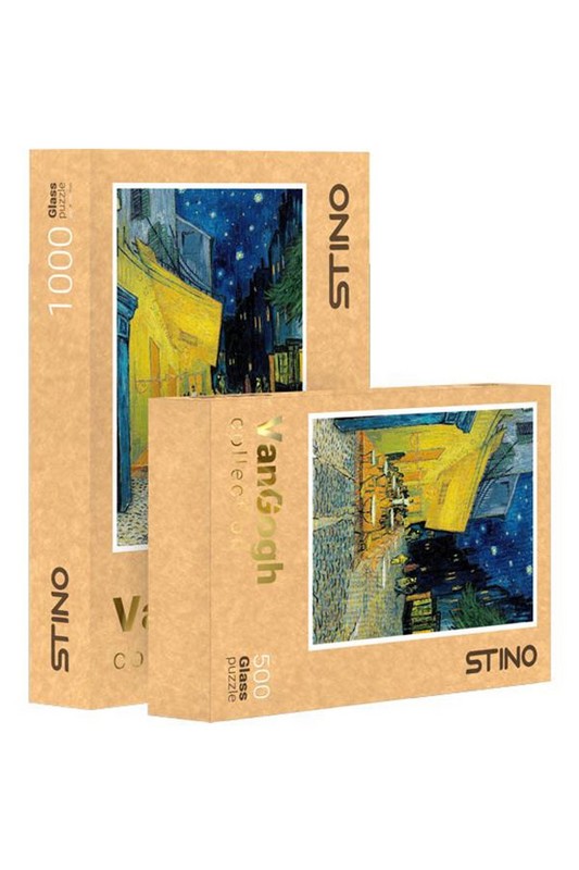 پازل شیشه ای ۵۰۰ قطعه طرح ونگوگ کد ۱۰۹