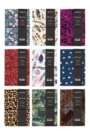 سررسید نیم وزیری طرح دار روز شمار ۱۴۰۵ سم s.a.m