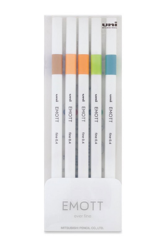 روان نویس ۵ رنگ EMOTT NO.۶ یونی بال