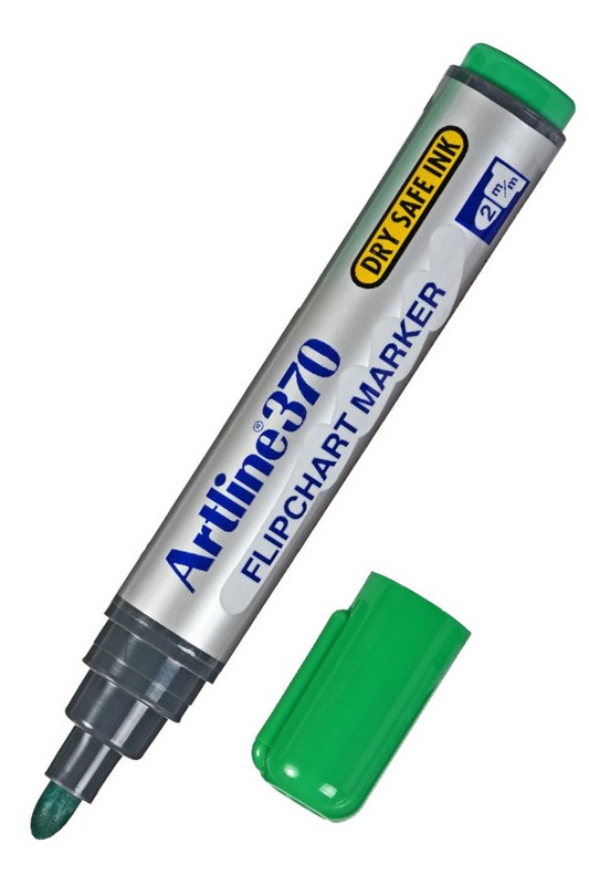ماژیک فلیپ چارت سبز flipchart marker ۳۷۰ آرت لاین