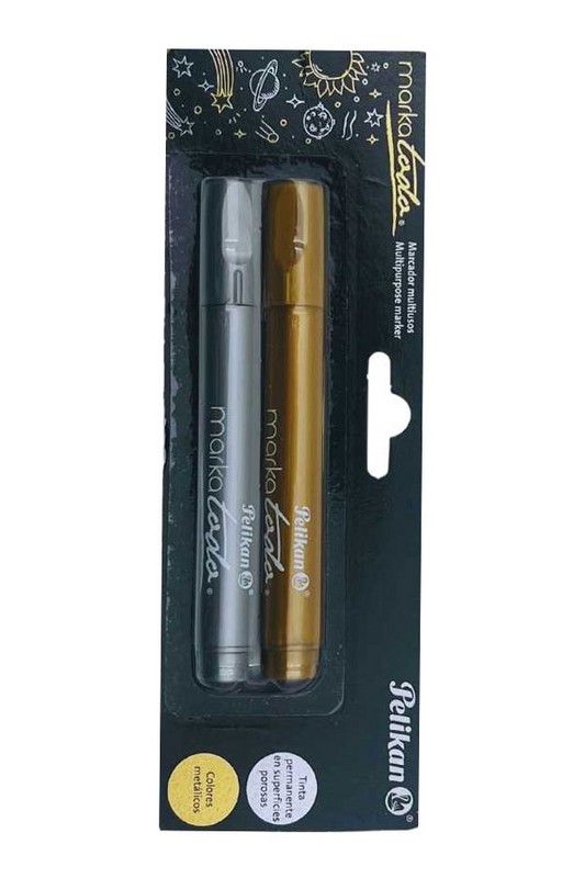 ماژیک نقاشی ۲ رنگ Marka tada ۳۱۴۰۶ پلیکان