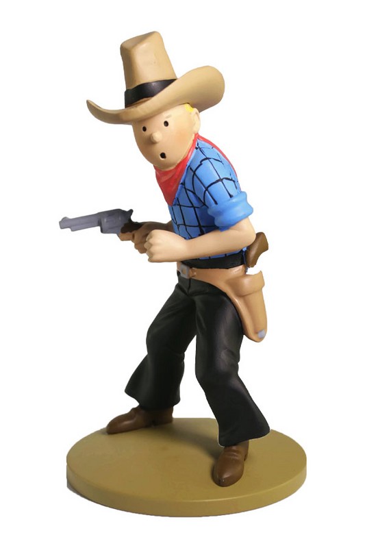 مجسمه فیگور تن تن Tintin Cowboy