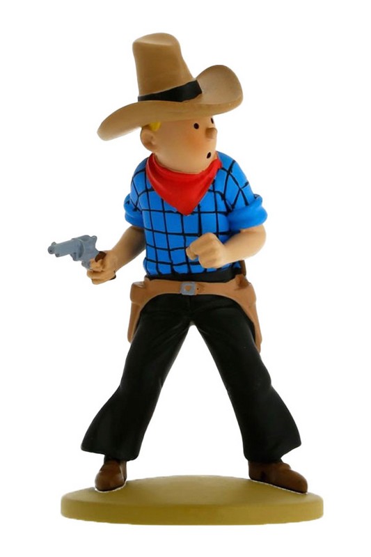 مجسمه فیگور تن تن Tintin Cowboy