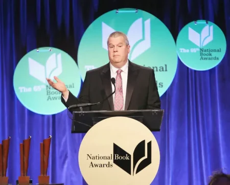 دانیل هندلر در مراسم جایزه ملی کتاب سال 2014