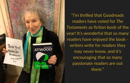 مارگارت آتوود برنده جایزه گودریدز 2019 و پیام تشکر او