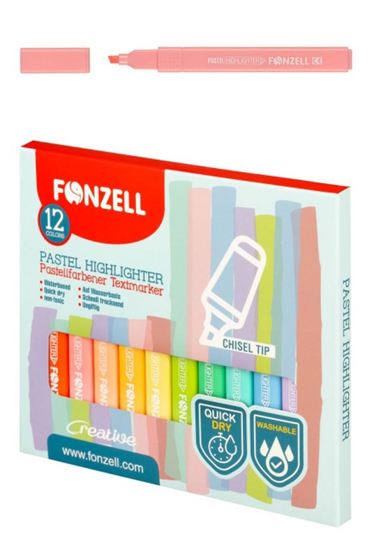 هایلایتر ۱۲ رنگ پاستلی ۶۸۴۹۹۵