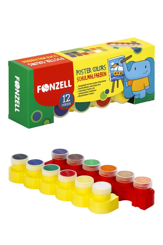 گواش ۱۲ رنگ پازلی ۶۸۵۰۷۸