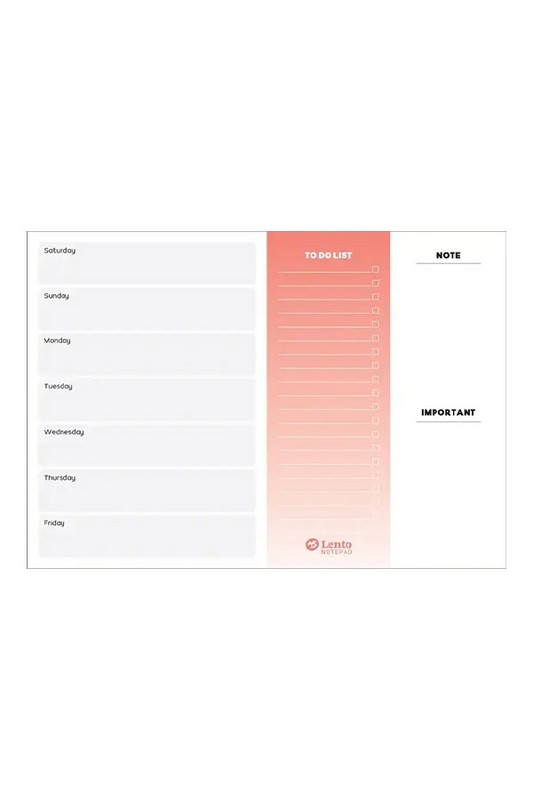 نوت پد پلنر ۶۰ برگ A۵