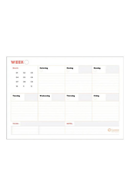 نوت پد پلنر ۶۰ برگ A۵