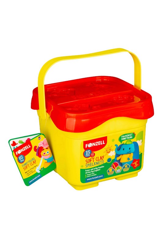 خمیر بازی سطلی ۱۵ رنگ سری شخصیت ها کد ۶۸۵۰۸۸