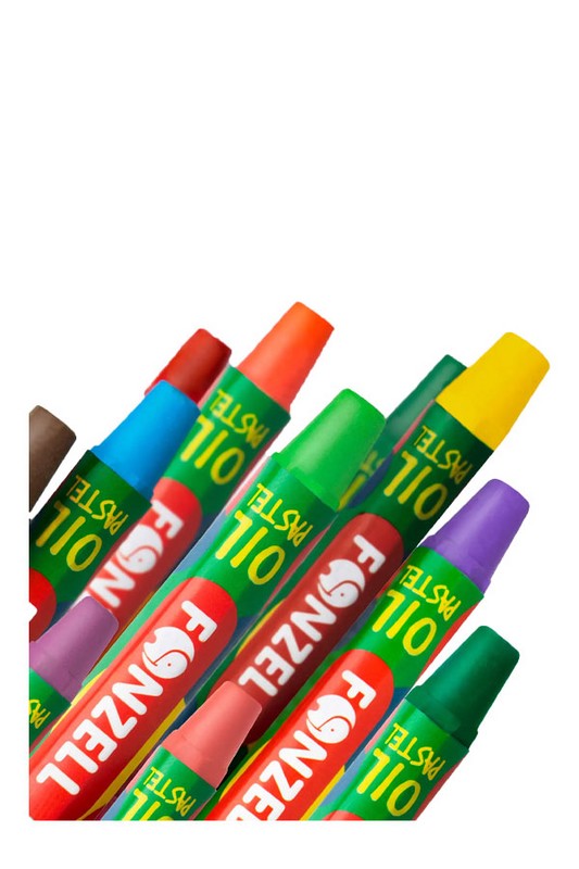 پاستل روغنی ۲۴ رنگ جعبه مقوایی ۴۶۳۰۹۰