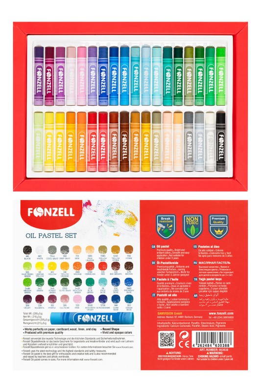 پاستل روغنی ۳۶ رنگ creative کد ۴۶۳۰۳۸