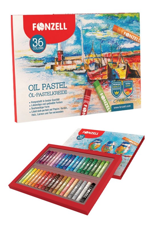 پاستل روغنی ۳۶ رنگ creative کد ۴۶۳۰۳۸