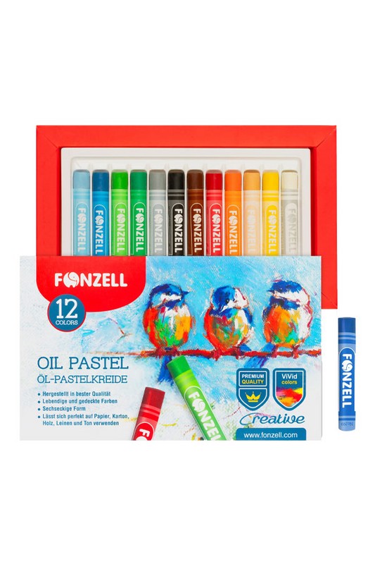 پاستل روغنی ۱۲ رنگ Creative کد ۶۸۵۰۳۵
