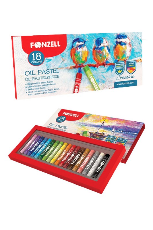 پاستل روغنی ۱۸ رنگ Creative کد ۴۶۳۰۳۶