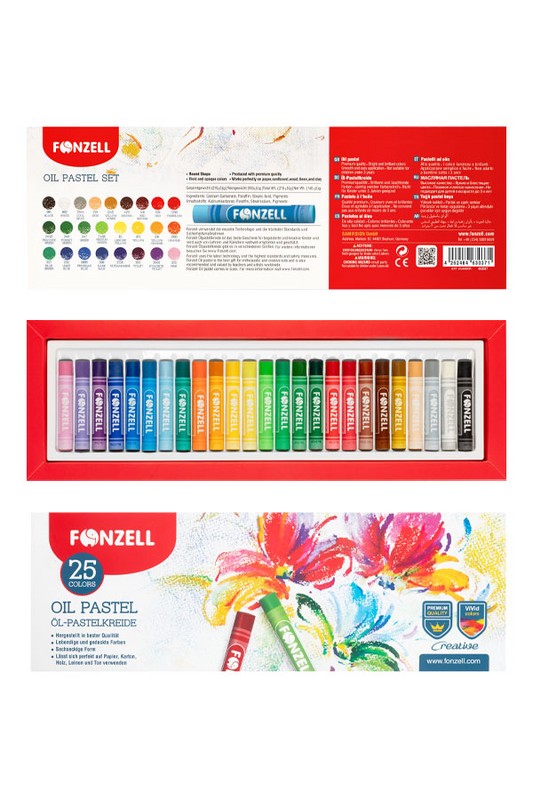 پاستل روغنی ۲۵ رنگ Creative کد ۴۶۳۰۳۷