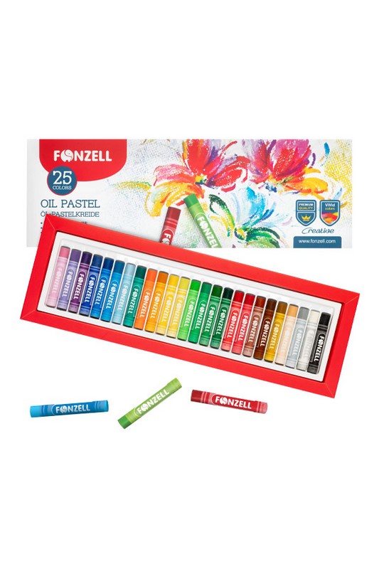 پاستل روغنی ۲۵ رنگ Creative کد ۴۶۳۰۳۷