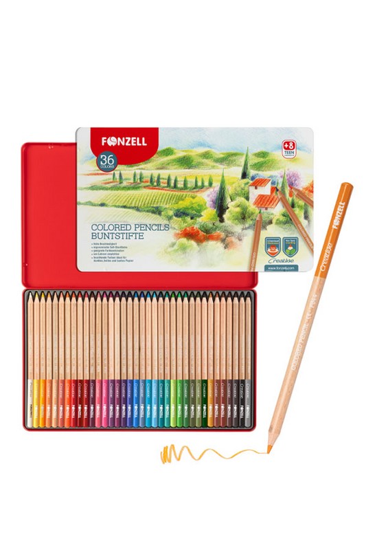 مداد رنگی ۳۶ رنگ جعبه فلزی Creative کد ۶۸۵۰۵۶