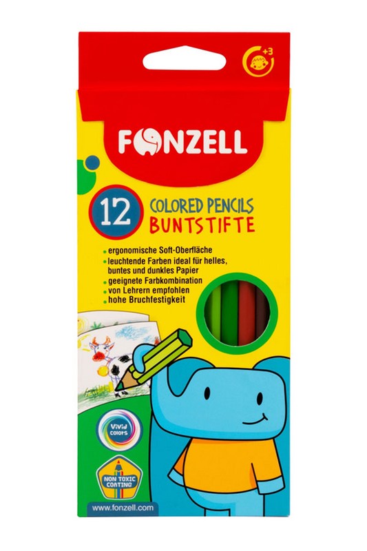 مداد رنگی ۱۲ رنگ شش گوش ۶۸۵۰۷۱