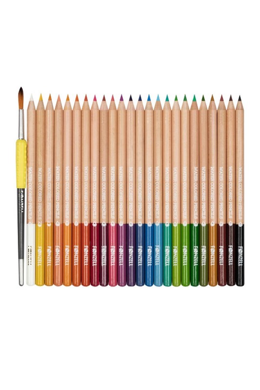 مداد آبرنگی ۲۴ رنگ سه گوش استوانه ای ۶۸۵۰۴۳