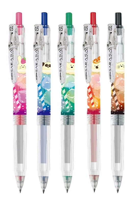 روان نویس ژلی ۰.۵ ساراسا کلیپ طرح سودا ۵ عددی