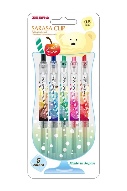 روان نویس ژلی ۰.۵ ساراسا کلیپ طرح سودا ۵ عددی