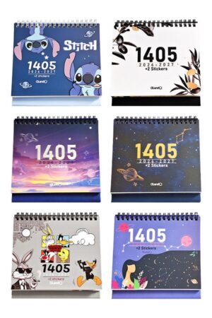 تقویم رومیزی سکرت گاردن همراه با استیکر ۱۴۰۵