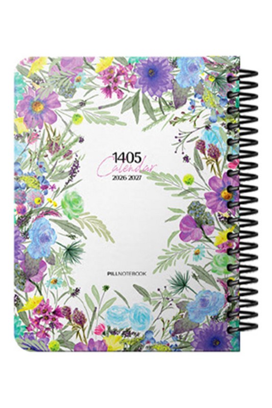 سررسید اروپایی سیمی فلاور ۱۴۰۵ پیل