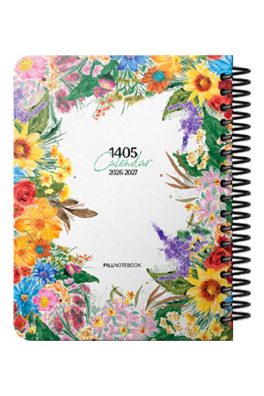 سررسید اروپایی سیمی فلاور ۱۴۰۵ پیل