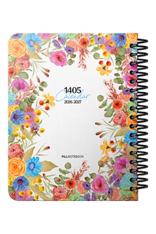 سررسید اروپایی سیمی فلاور ۱۴۰۵ پیل